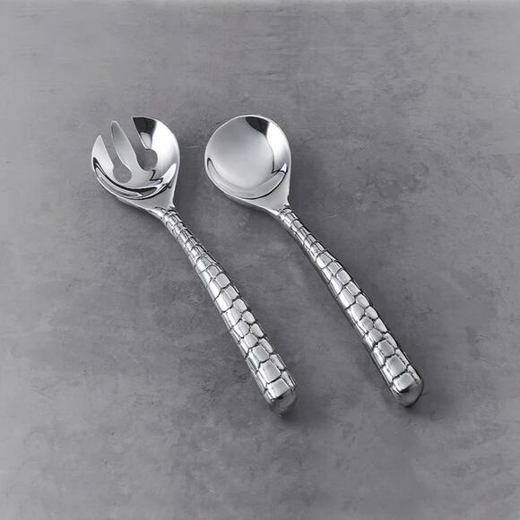 Beatriz Ball PIELES Croc Large Salad Servers - Picture 3 of 5